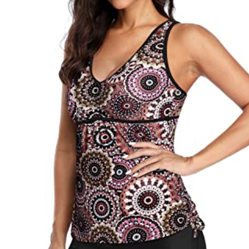 Athletic Racerback Tankini Swimsuits (Just Top)